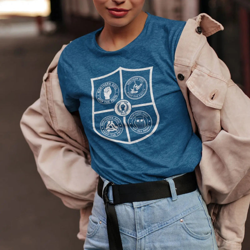 Northern Soul Shield Logo Women’s T-Shirt - Womens T-Shirt