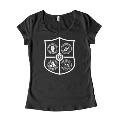 Northern Soul Shield Logo Women's T-Shirt L / Black