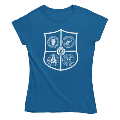 Northern Soul Shield Logo Women’s T-Shirt - L / Royal -