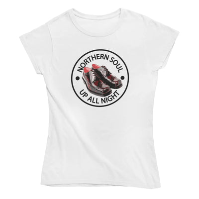 Northern Soul Shoes Up All Night Women’s T-Shirt - XL /