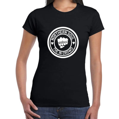 Northern Soul The In Crowd Women's T-Shirt L / Black