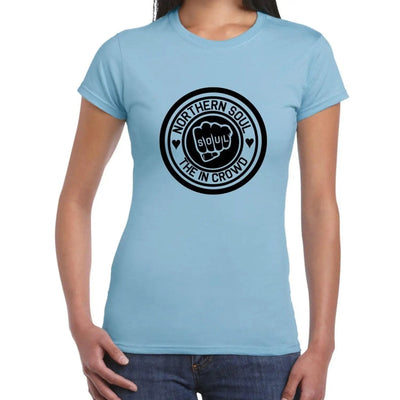 Northern Soul The In Crowd Women's T-Shirt S / Light Blue