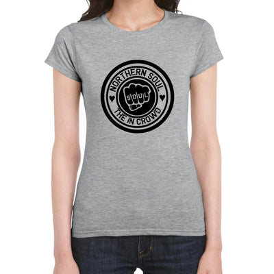 Northern Soul The In Crowd Women's T-Shirt S / Light Grey
