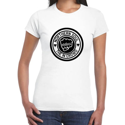 Northern Soul The In Crowd Women's T-Shirt XL / White