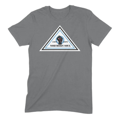 Northern Soul Triangle 45 RPM Men's T-Shirt XXL / Charcoal Grey