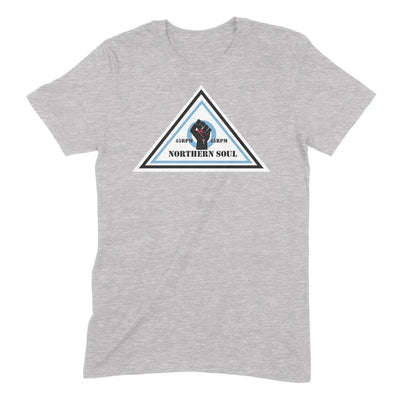 Northern Soul Triangle 45 RPM Men's T-Shirt 3XL / Light Grey