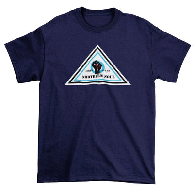 Northern Soul Triangle 45 RPM Men's T-Shirt XL / Navy