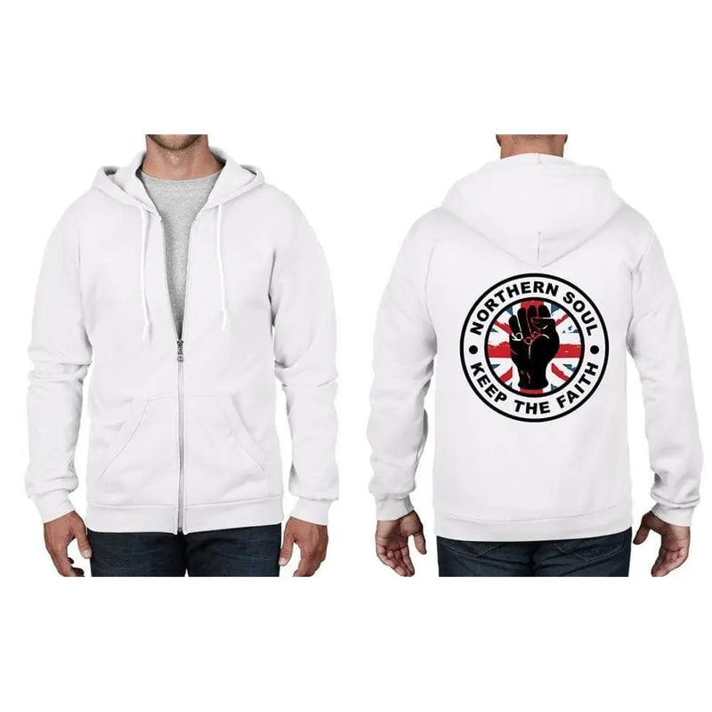 Northern Soul Union Jack Full Zip Hoodie