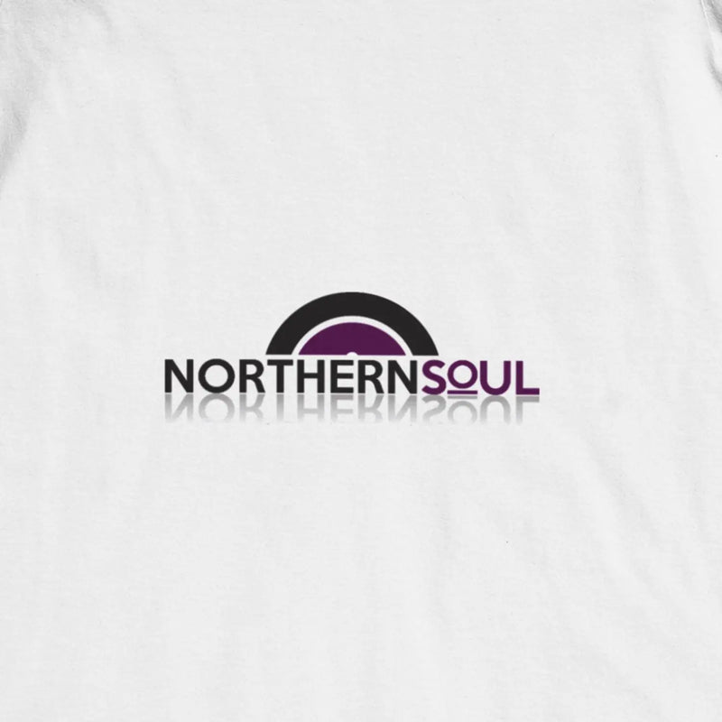 Northern Soul Vinyl Logo Tipped Polo T-Shirt