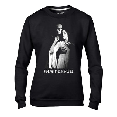 Nosferatu The Vampire and Lucy Women's Sweatshirt Jumper L / Black