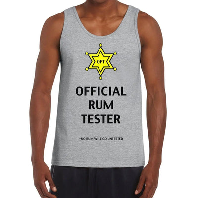 Official Rum Tester Men's Vest Tank Top L