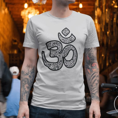 Om Symbol Large Print Men's T-Shirt