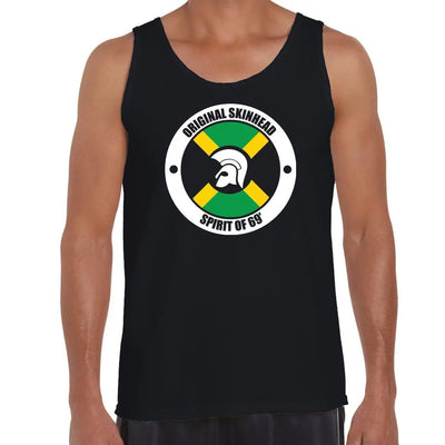 Original Skinhead Spirit Of '69 Men's Tank Vest Top M / Black