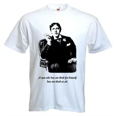 Oscar Wilde Quotation T-Shirt 3XL / White