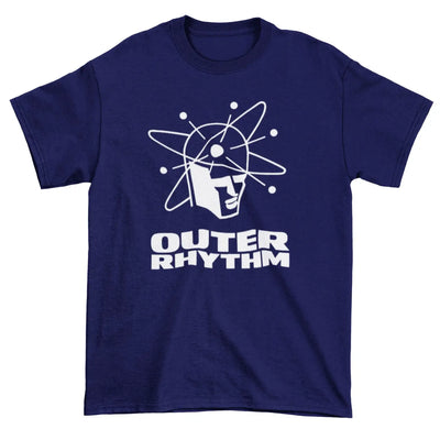 Outer Rythmn Records T Shirt - L / Navy Blue - Mens T-Shirt