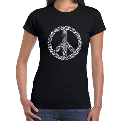 Peace Symbol CND Women's T-Shirt M / Black