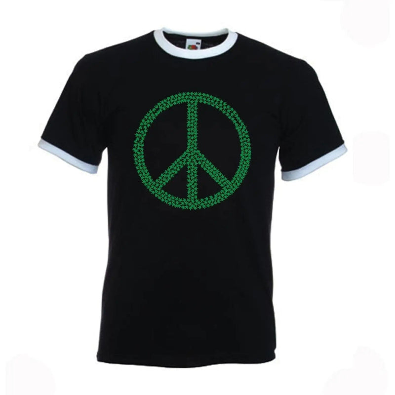Peace Symbol Marijuana Leaf Men&