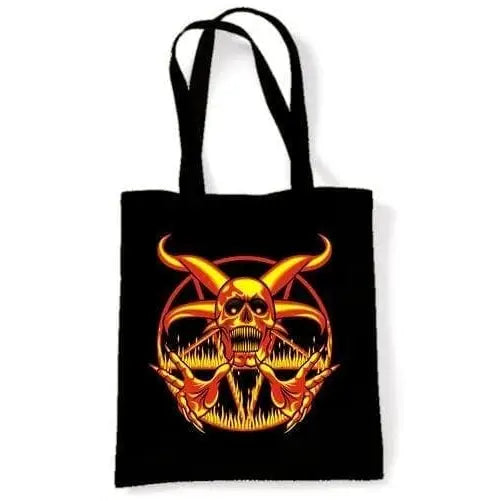 Pentagram Fire Shoulder Bag