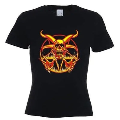Pentagram Fire Women's T-Shirt