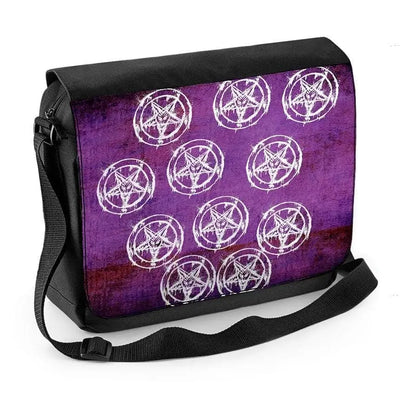 Pentagram Pagan Laptop Messenger Bag