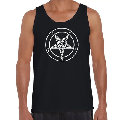 Pentagram Pagan Men's Tank Vest Top L / Black
