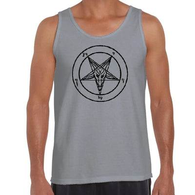 Pentagram Pagan Men's Tank Vest Top L / Light Grey
