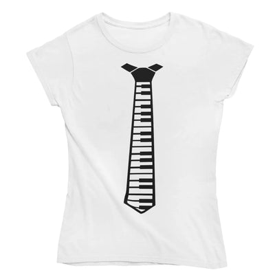 Piano Tie Women’s T-Shirt - S - Womens T-Shirt