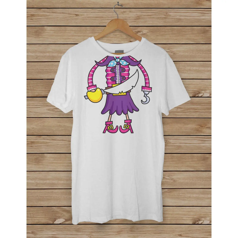 Pirate Girl Fancy Dress T-Shirt