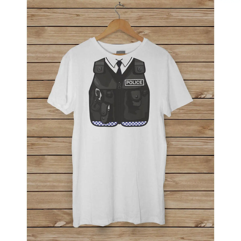 Police Uniform Fancy Dress T-Shirt