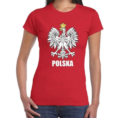 Polish Eagle Polska Flag Women's T-Shirt