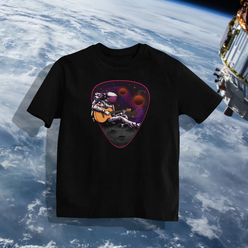 Psychedelic Astronaut with Acoustic Rock Guitar Mens