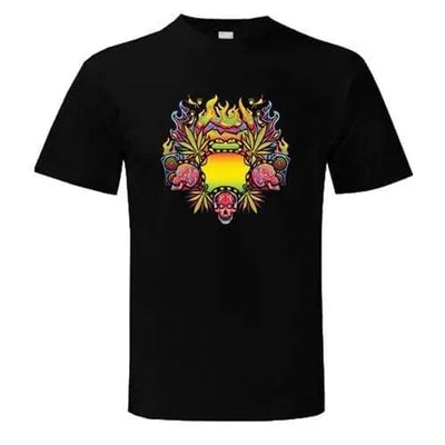 Psychedelic Cannabis Men's T-Shirt