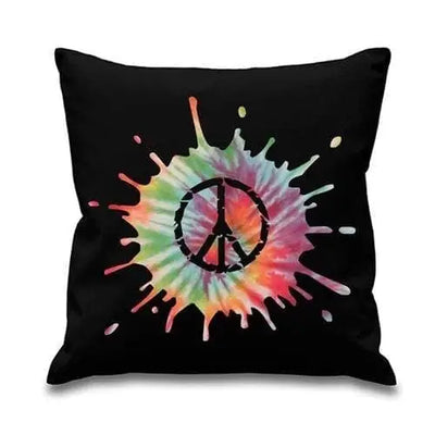 Psychedelic CND Sofa Cushion Black