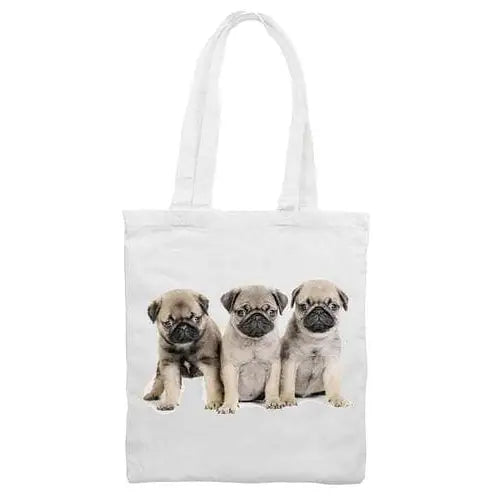 Pug Puppies Shoulder Bag