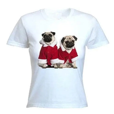 Pug Santa Women's Christmas T-Shirt