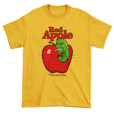 Red Apple Cigarettes Pulp Fiction T-Shirt - S / Yellow -