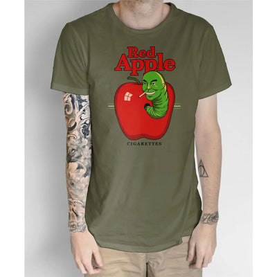 Red Apple Cigarettes Pulp Fiction T-Shirt - XL / Khaki -