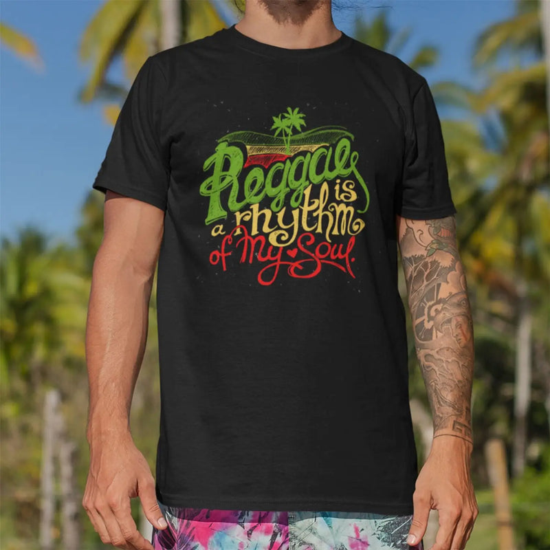 Reggae Rhythm of My Soul Men’s T-Shirt - Mens T-Shirt