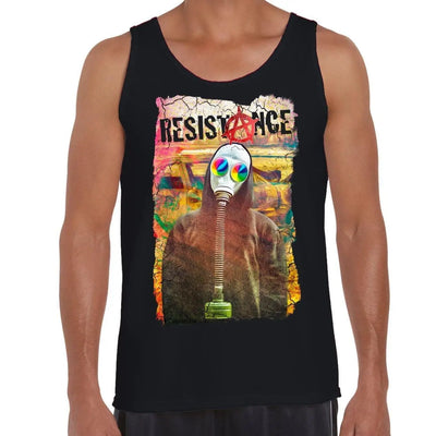 Resistance Anarchy Symbol Men's Tank Vest Top L