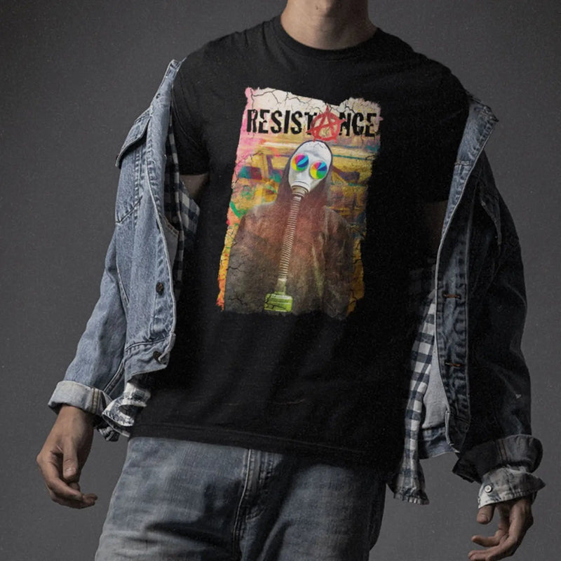 Resistance Anarchy Symbol Political Men&