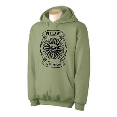 Ride or Hide Hoodie M / Khaki