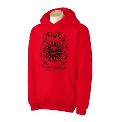 Ride or Hide Hoodie M / Red