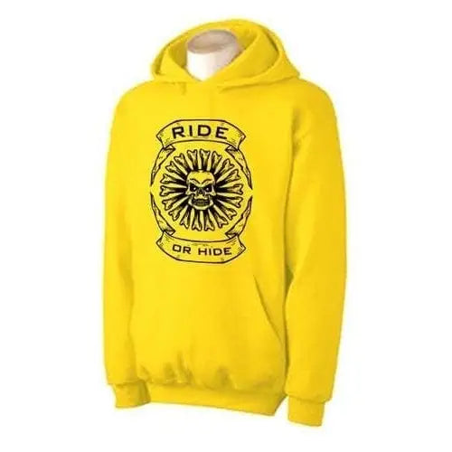 Ride or Hide Hoodie M / Yellow