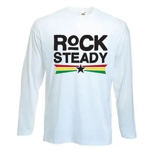 Rock Steady Long Sleeve T-Shirt S / White