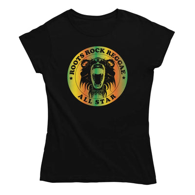Roots Rock Reggae All Star White Women’s T-Shirt - XL -