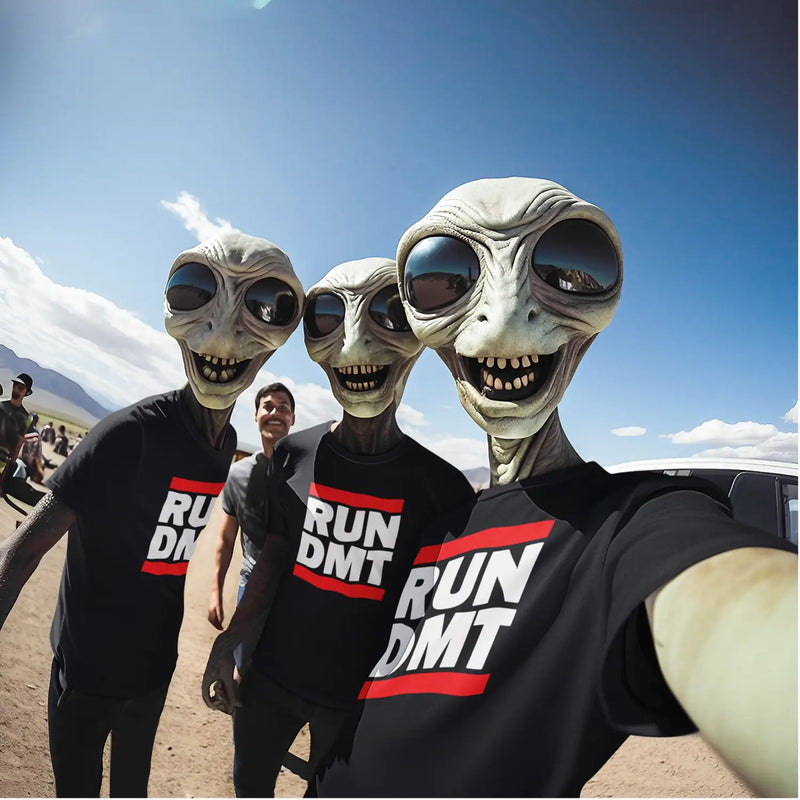 Run DMT Drug Psychedelic Mens T-Shirt - Mens T-Shirt
