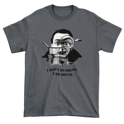 Salvador Dali Drugs Quote Men's T-Shirt XXL