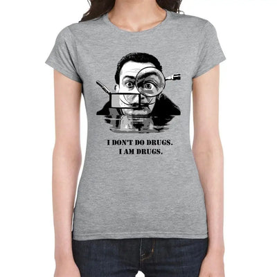 Salvador Dali Drugs Quote Women's T-Shirt