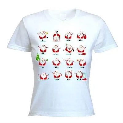 Santa Biker Women's Christmas T-Shirt