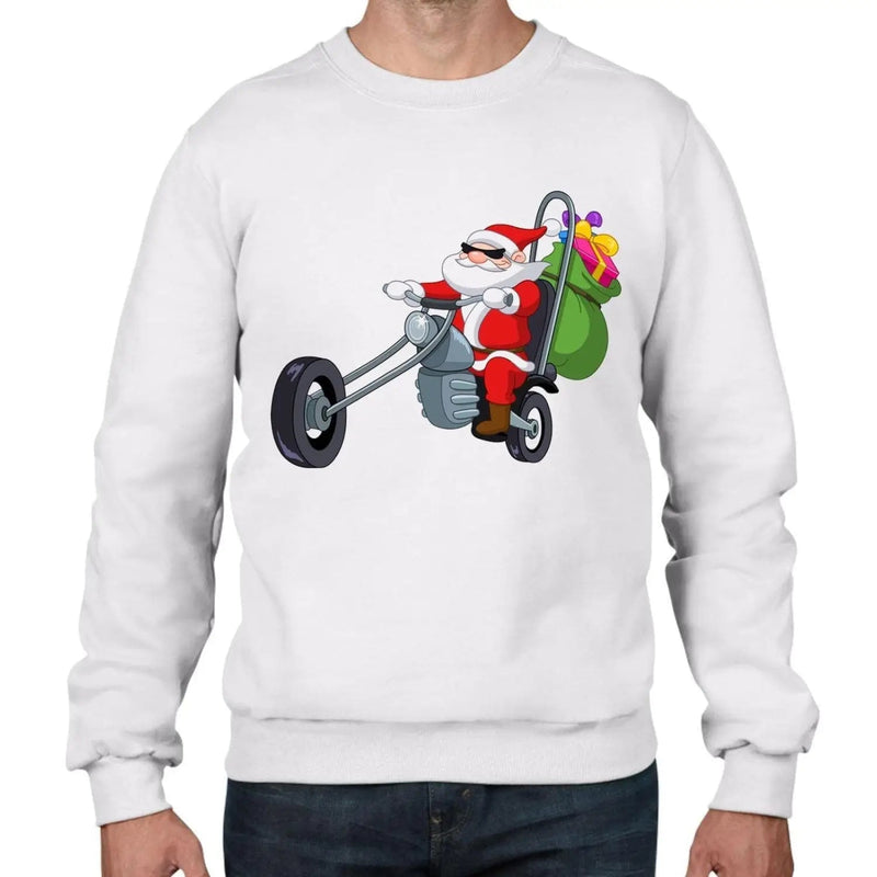 Santa Claus Biker Funny Christmas Men&